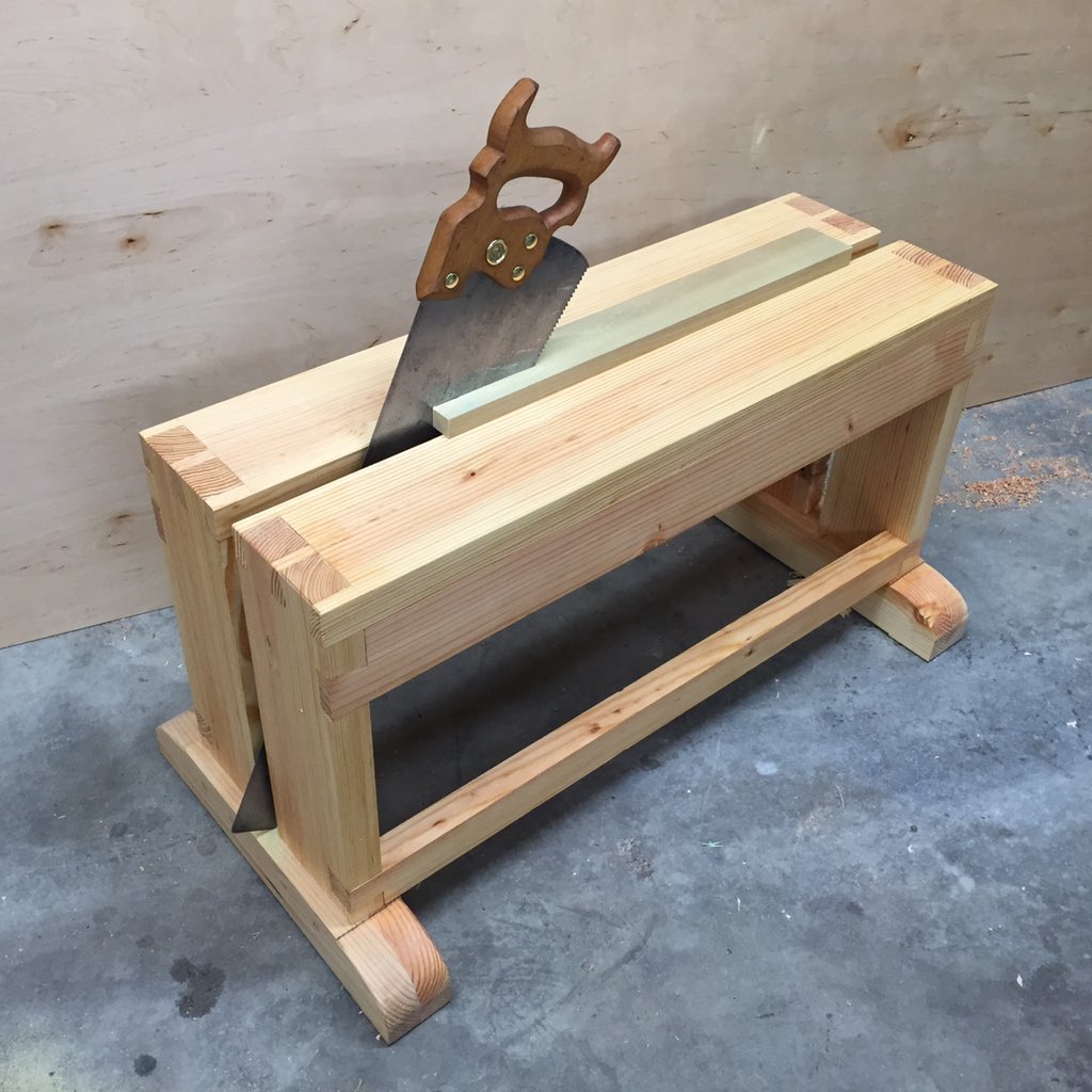 Split Top Saw Bench with Downloadable Plan Woodworking 